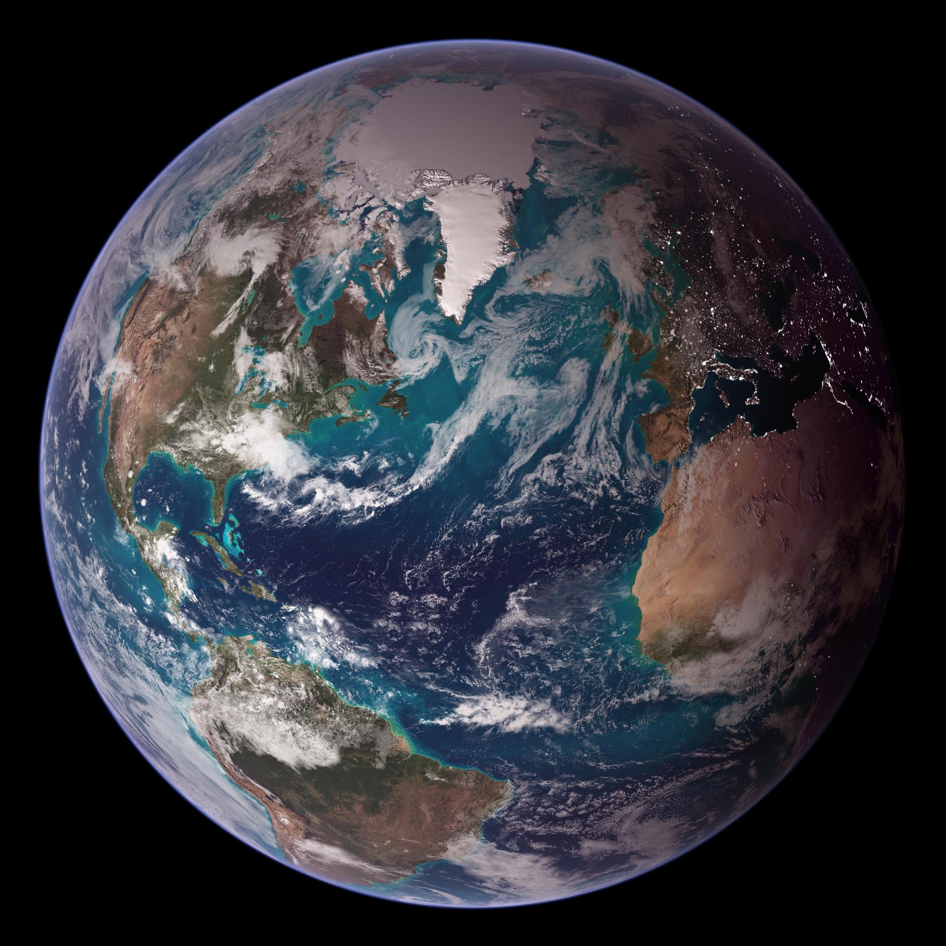 NASA Blue Marble composite view of Earth